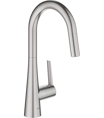 GROHE Zedra, Single-Lever Kitchen Sink Mixer Tap, High C-spout
